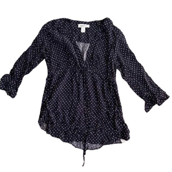 Polka Dot Maternity Top - Picture 1 of 4